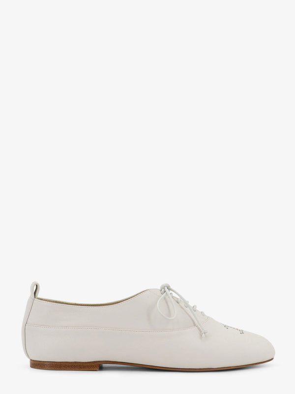 Celine Triomphe Richelieu Leather Lace-Up Shoe