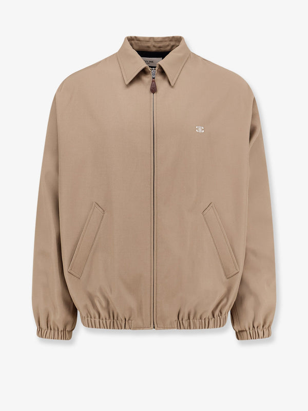 Celine Overshirt Wool And Cotton Jacket
