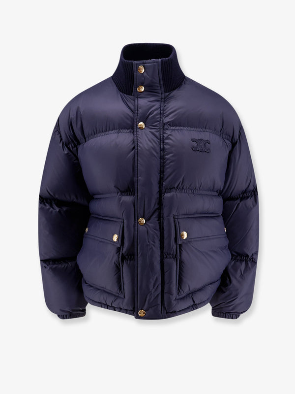 Celine Light Soft Down Jacket With Triomphe Patch