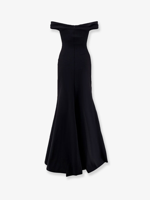 Chiara Boni Goem Satin Long Dress