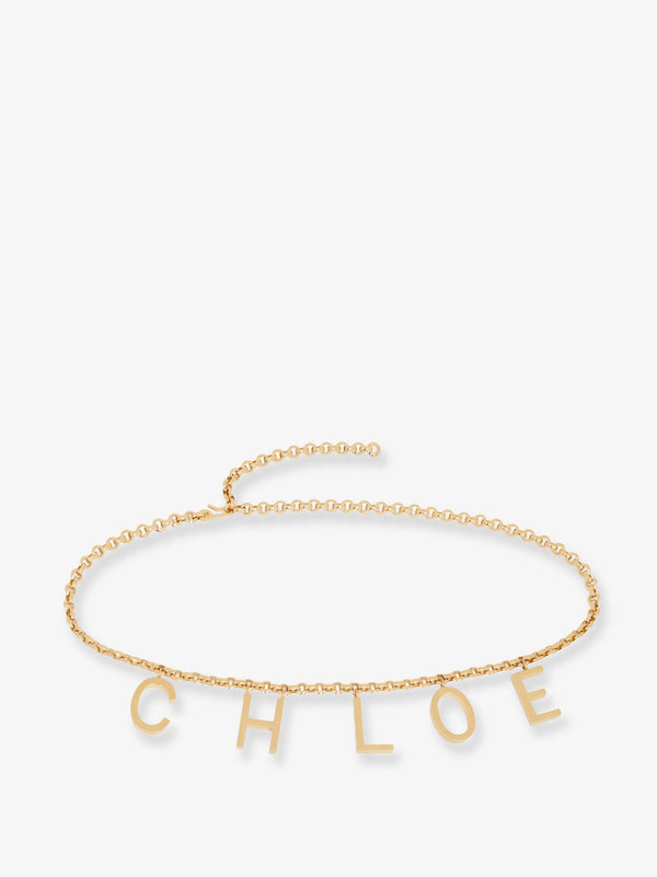 Chloe' ChloÃƒÆ’Ã†â€™Ãƒâ€šÃ‚Â© Letters Metal Belt