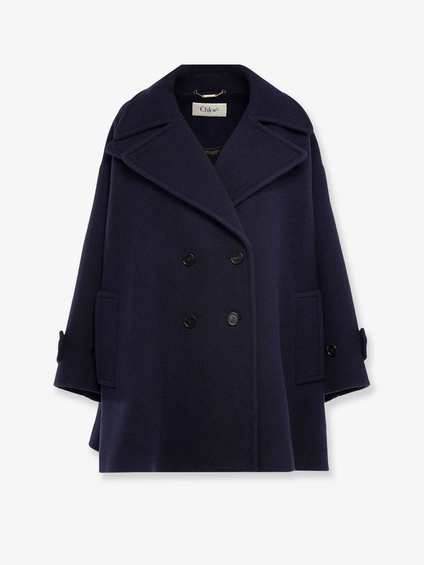 Chloe' Virgin Wool Blend Coat