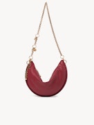 Chloe' Halfmoon Leather Shoulder Bag