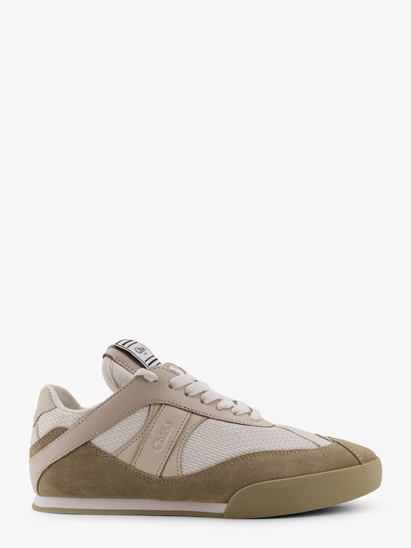 Chloe' Chloé Kick Mesh Sneakers With Suede And Leather Inserts