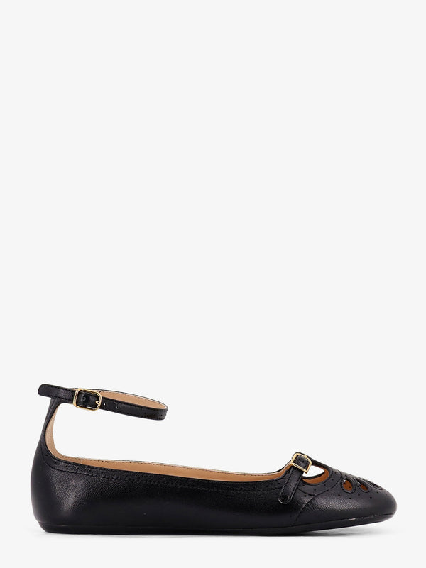 Chloe' Misty Leather Ballerinas