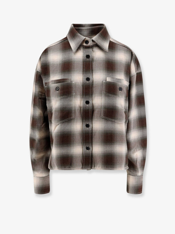 Closed Cropped Madras Shirt
