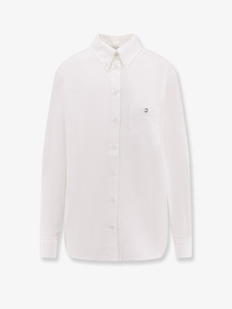 Coperni Coperni Boyfriend Popeline Cotton Shirt White - World Class Fashion