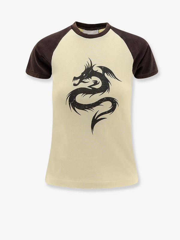 Coperni Cotton T-Shirt With Used Effect