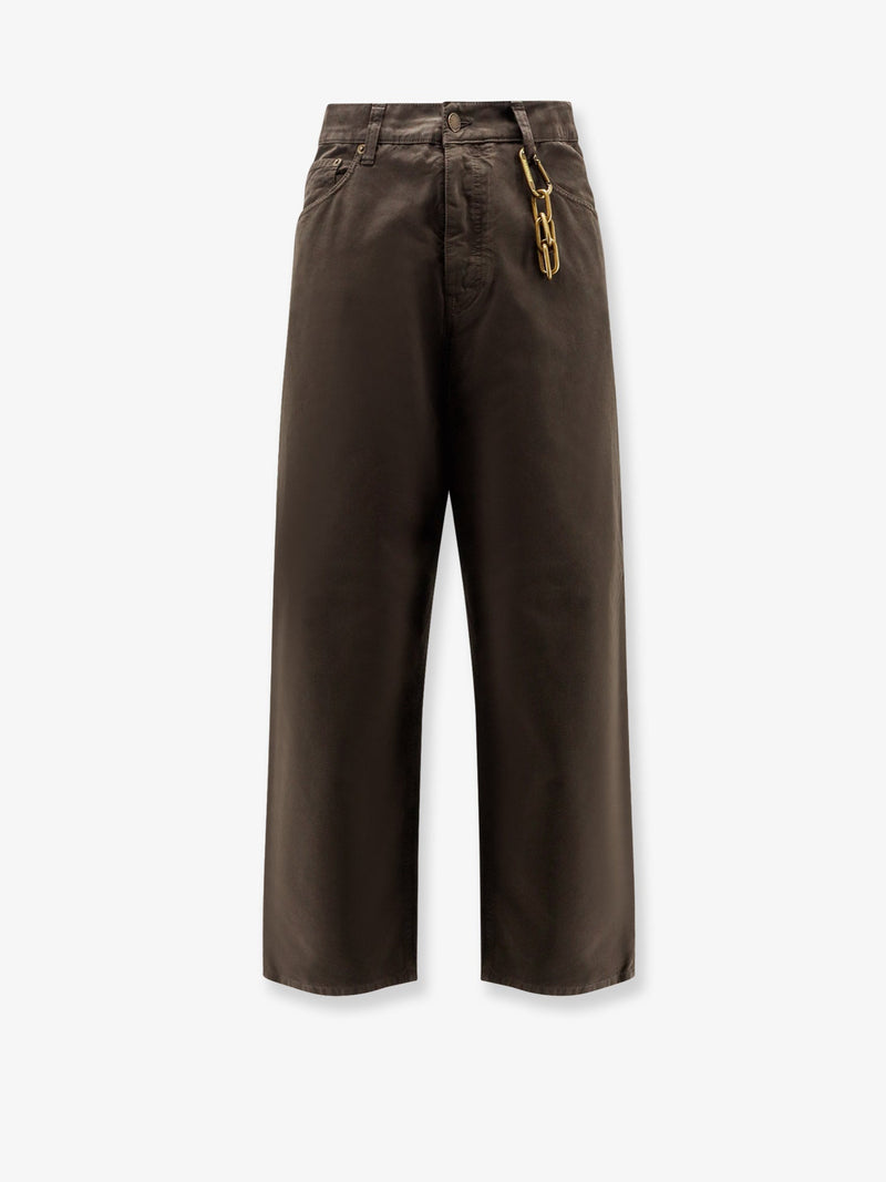 Darkpark Darkpark Cotton Trousers Brown Men - World Class Fashion