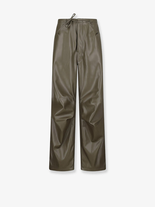 Darkpark Faux Leather Relaxed Fit Trousers