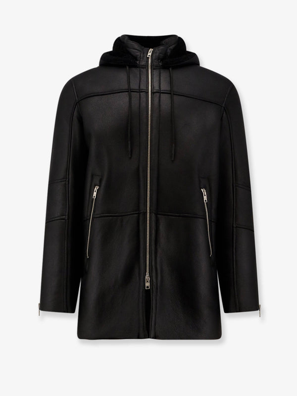 Dfour Long Leather Jacket