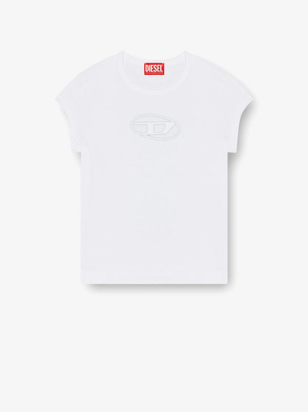 Diesel T-Angie T-Shirt In Stretch Cotton