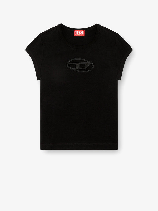 Diesel T-Angie T-Shirt In Stretch Cotton