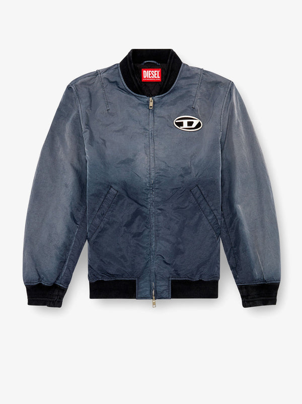 Diesel J-Kepes DelavÃ© Nylon Bomber Jacket