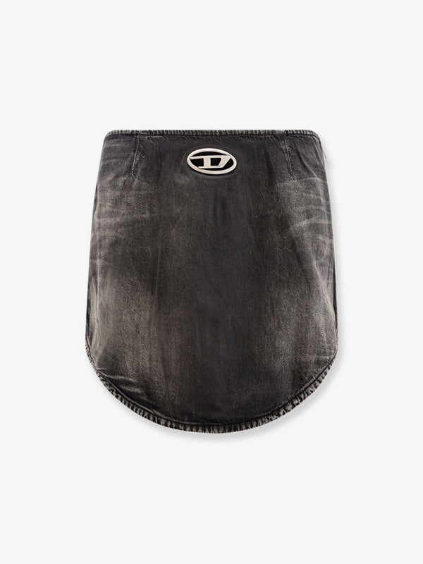 Diesel De-Vany Cotton Mini Skirt