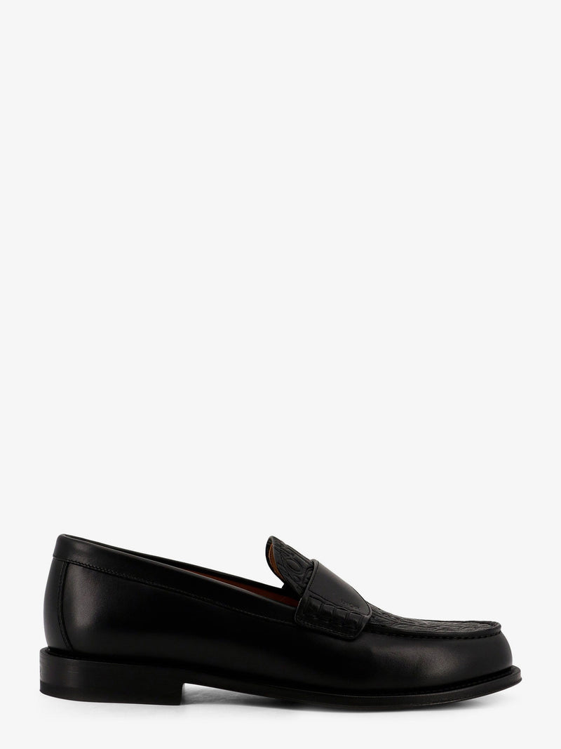 Dior Mocasines de cuero Dior Granvil negros para hombre - World Class Fashion