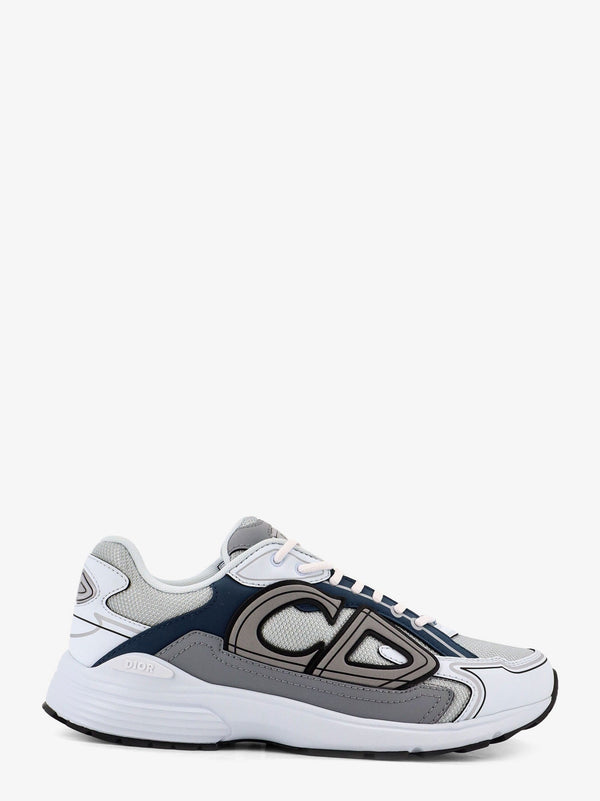 Dior B30 Count Low-Top Leather And Mesh Sneakers