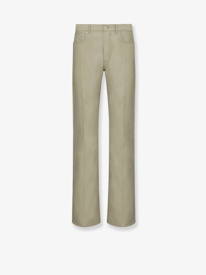 Dior Dior Cotton Flared Trousers Beige Men - World Class Fashion