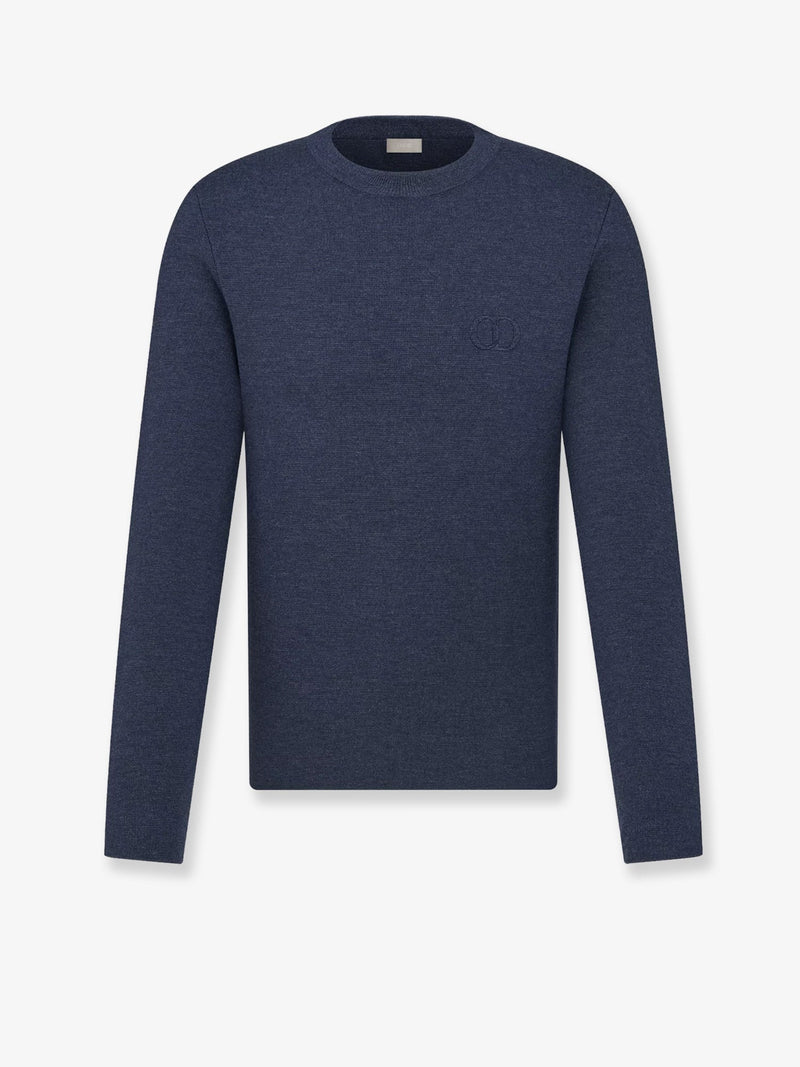 Dior Suéter Dior de lana virgen azul para hombre - World Class Fashion