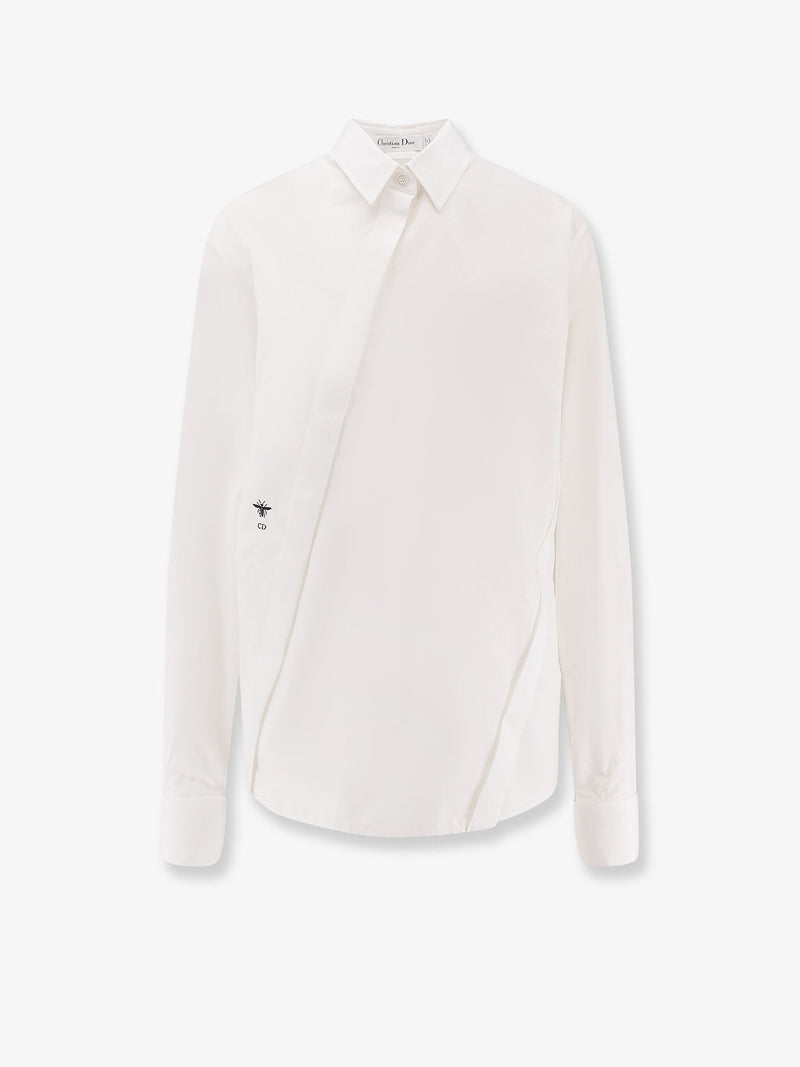 Dior Dior Oblique Closure Shirt White Women - World Class Fashion