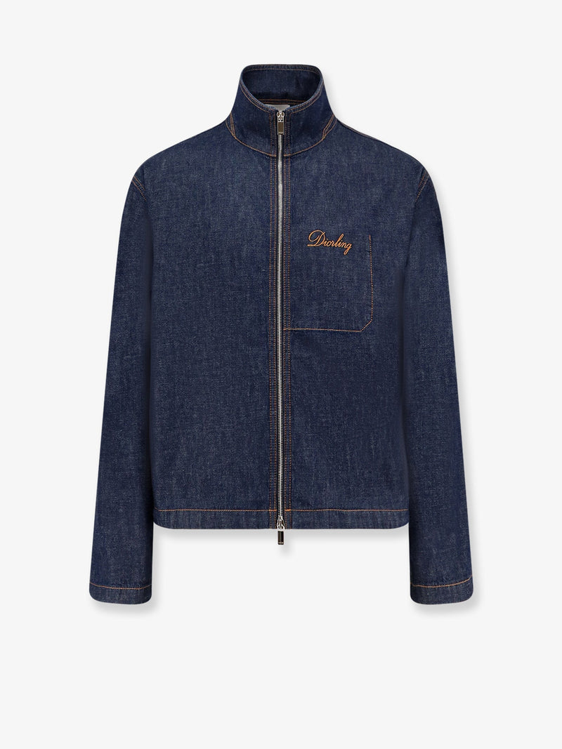 Dior Dior Diorling Denim Jacket Blue Men - World Class Fashion