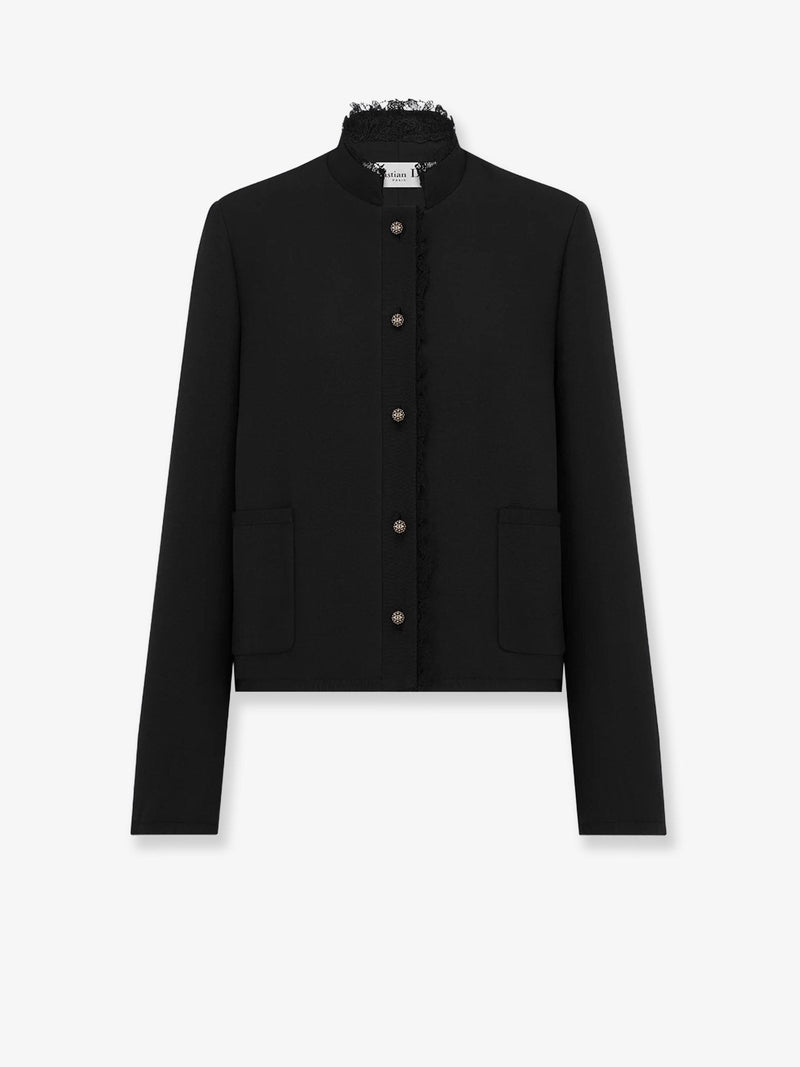 Dior Blazer Dior de lana y seda negro - World Class Fashion
