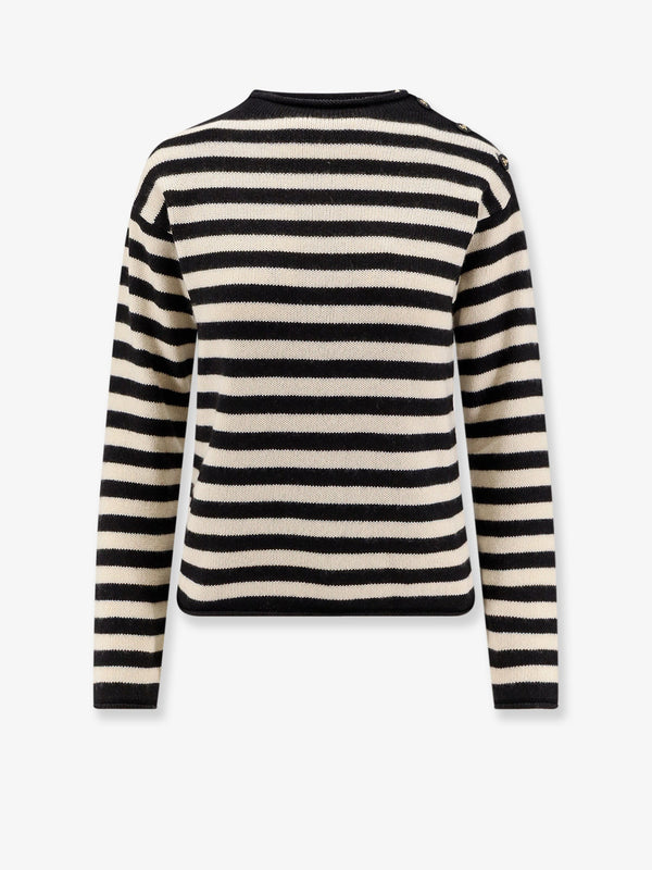 Dior Cotton And Cashmere Striped Sweater