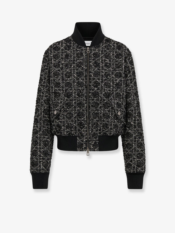Dior Macrocannage Cotton Blend Bomber
