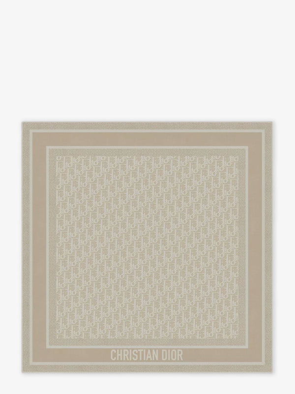 Dior Dior Oblique Silk Twill Foulard