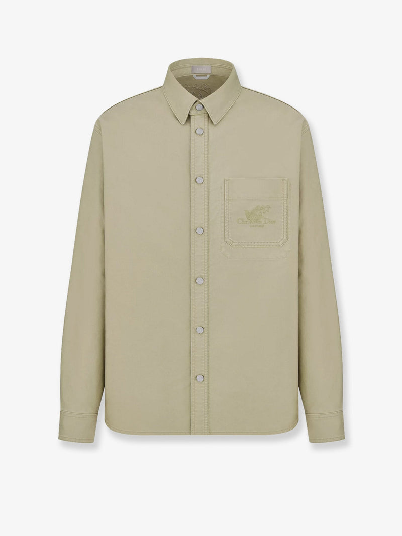 Dior Dior Cotton Shirt Beige Men - World Class Fashion