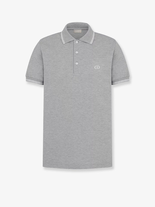 Dior Mélange Cotton Polo Shirt