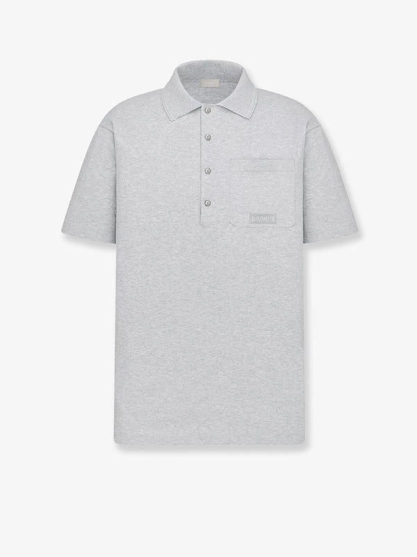 Dior Mélnge Cotton And Silk Polo Shirt