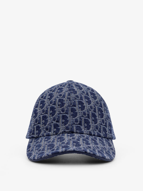 Dior D-Player Denim Oblique Baseball Hat