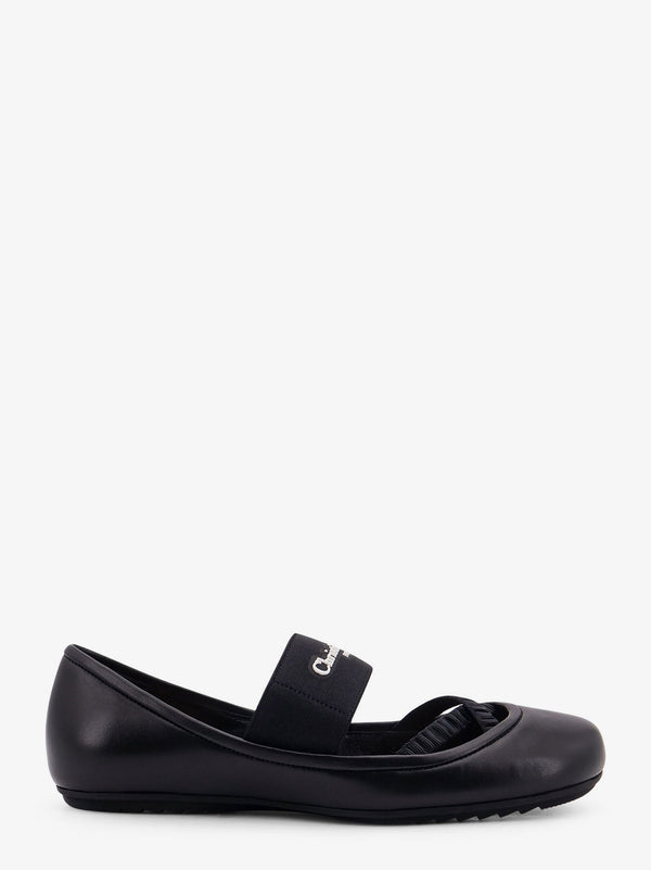 Dior Shade Leather Ballerinas With Elastic Bands
