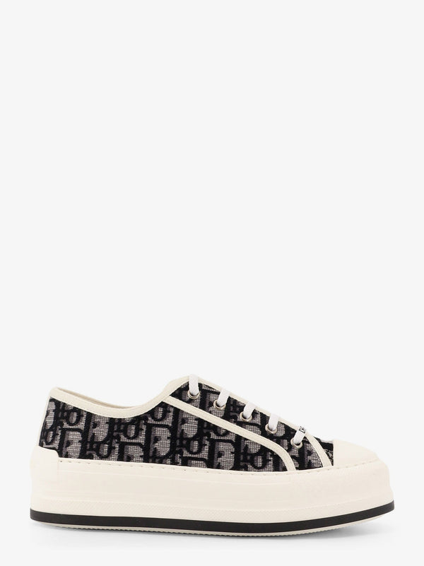 Dior Walk'N'Dior Low-Top Dior Oblique Canvas Sneakers