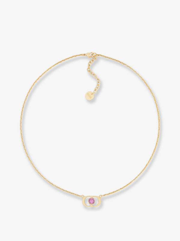 Dior Petit Cd Jolie Metal Necklace