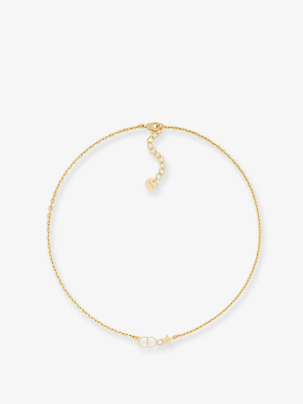 Dior Petit Cd Lucky Star Metal Necklace