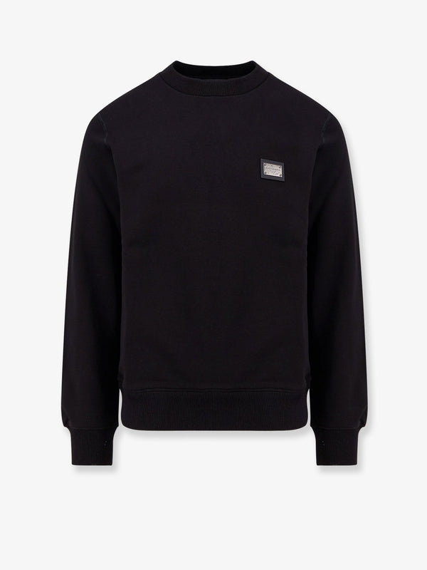 Dolce & Gabbana Cotton Sweatshirt With Logo Patch