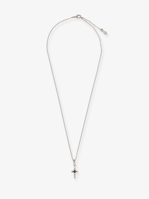 Dolce & Gabbana Brass Necklace With Iconic Crucifix