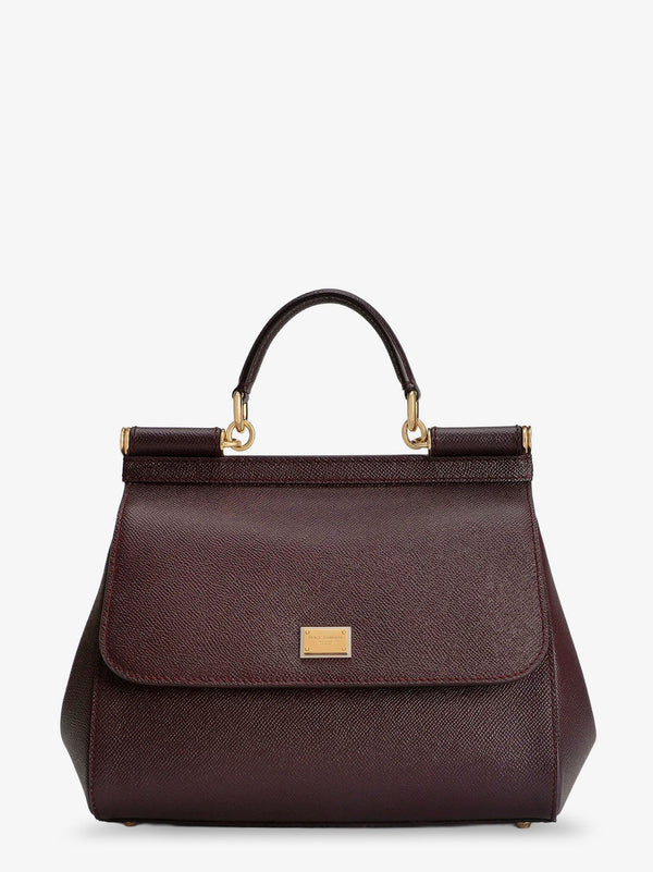 Dolce & Gabbana Sicily Leather Shoulder Bag