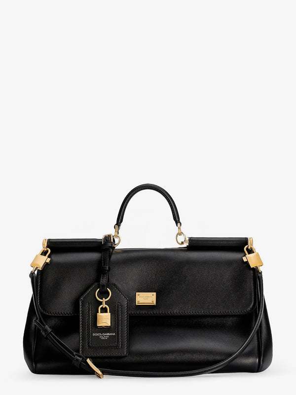 Dolce & Gabbana My Sicily Leather Shoulder Bag