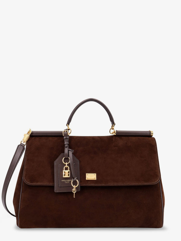 Dolce & Gabbana My Sicily Suede Shoulder Bag