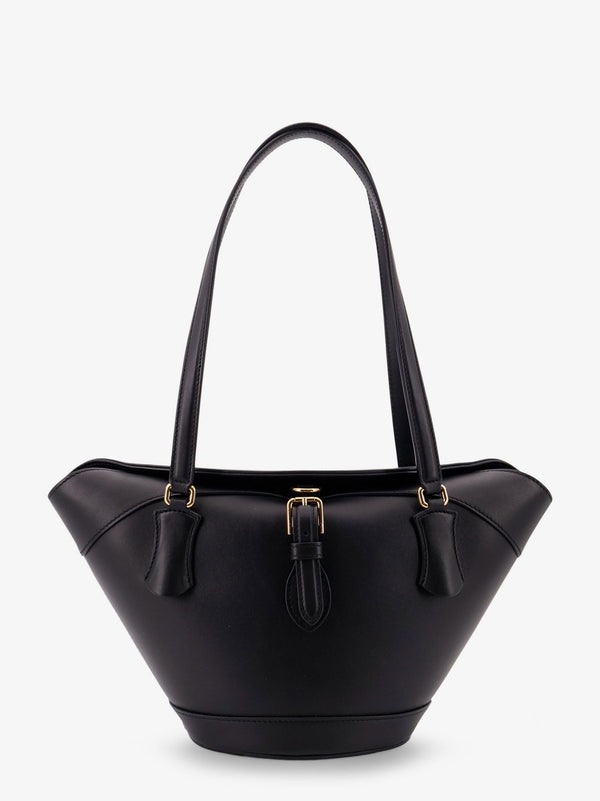Dolce & Gabbana Coffa Capri Leather Shoulder Bag