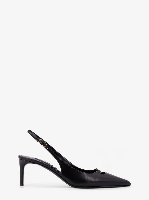 Dolce & Gabbana Leather Slingback Pumps