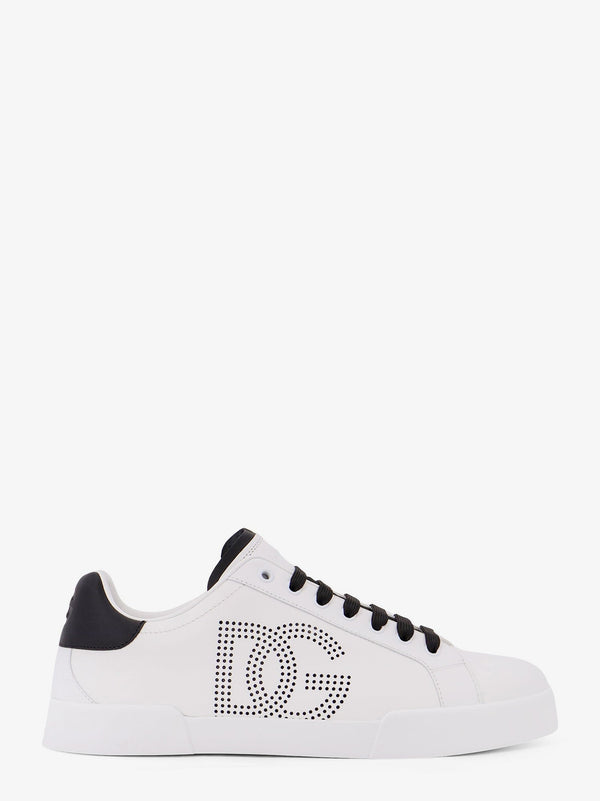Dolce & Gabbana Portofino Leather Low-Top Sneakers