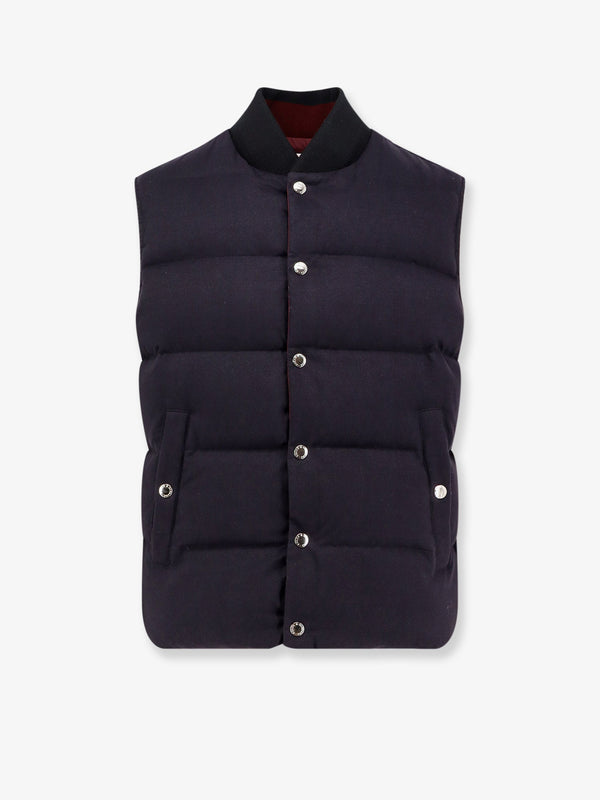 Dolce & Gabbana Sleeveless Jacket In Cotton And Viscose