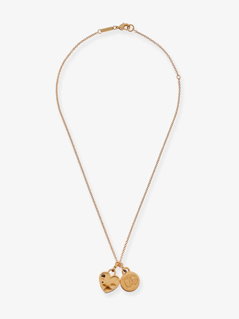 Dolce & Gabbana Dolce & Gabbana Collar Metálico Dorado Mujer - World Class Fashion