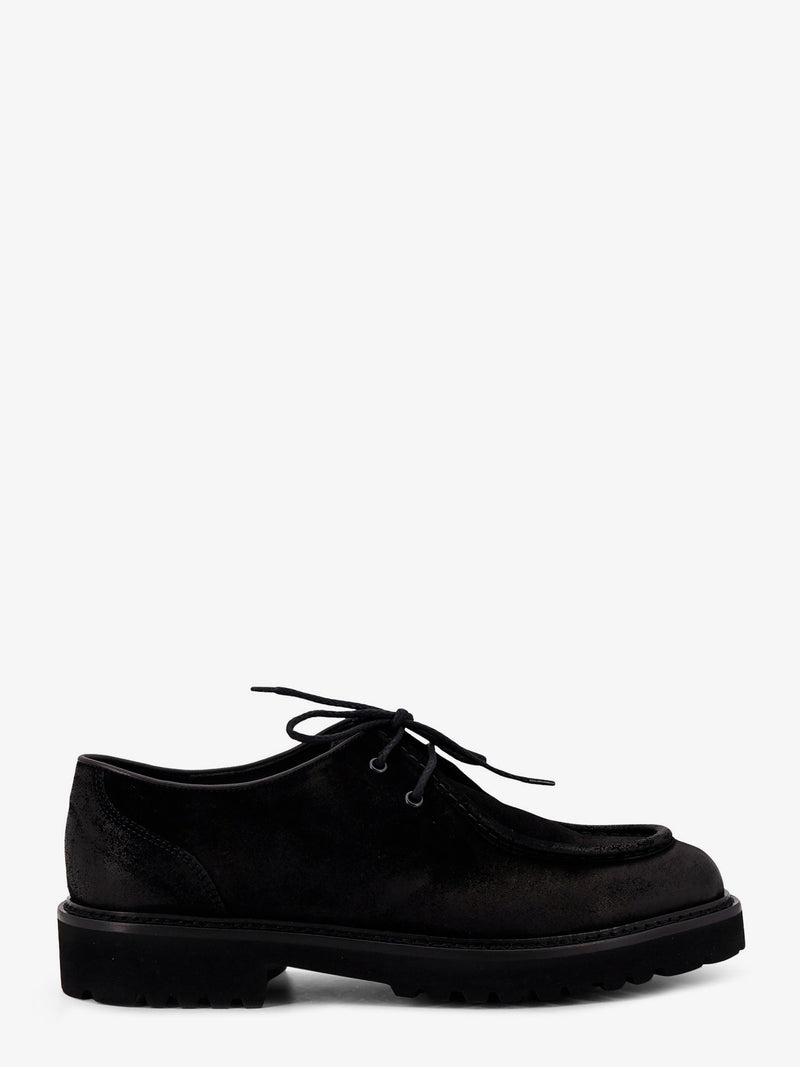 Doucal's Doucal's Commander Suede Lace Up Shoes Black - World Class Fashion