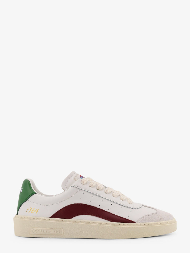 Dsquared2 Dsquared2 Rider Leather Low-Top Sneakers White - World Class Fashion