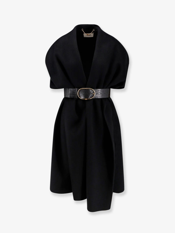 Elisabetta Franchi Wool Cape